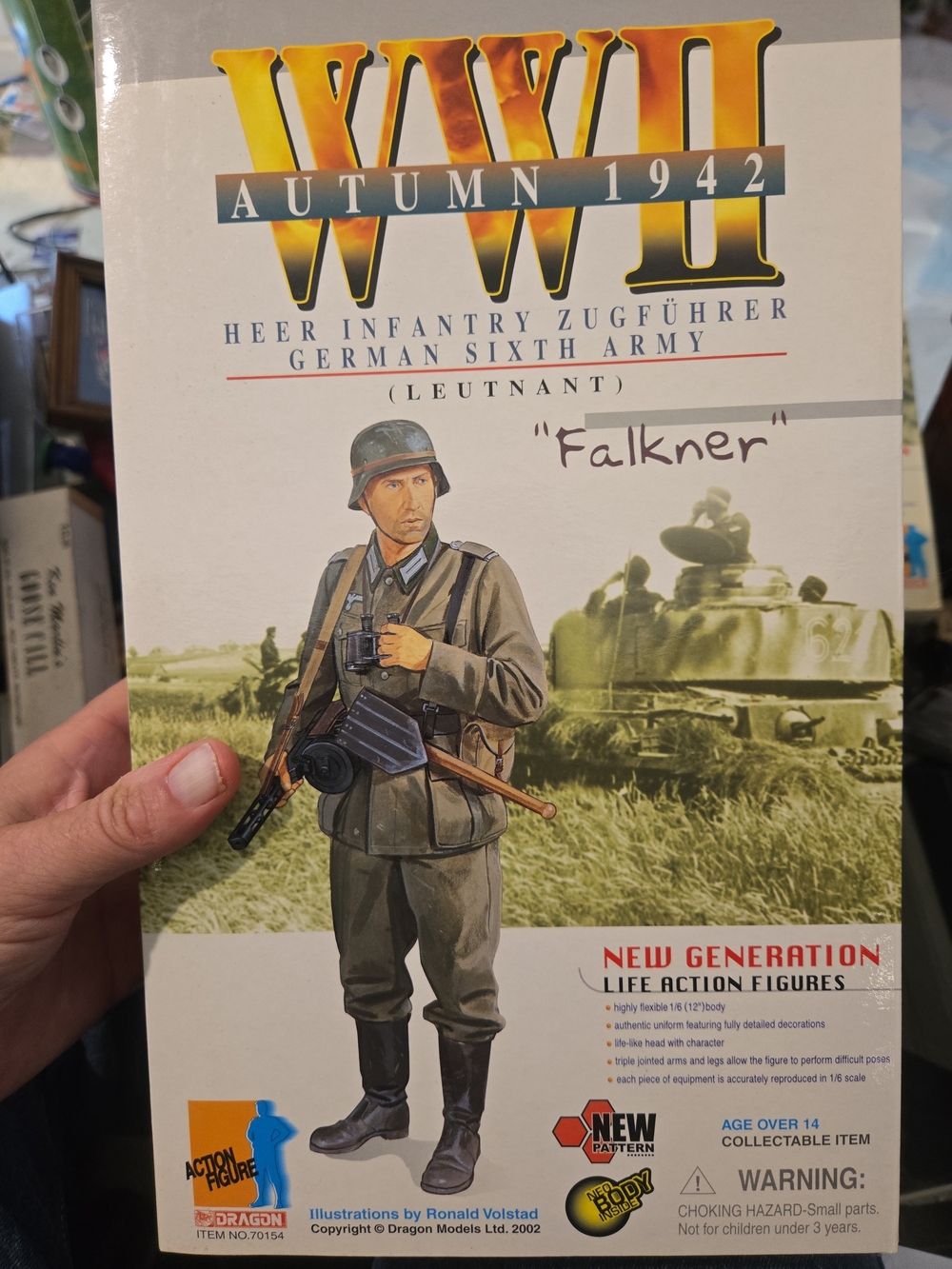 WWII Autumn 1942 German Sixth Army Figure - Olive Green